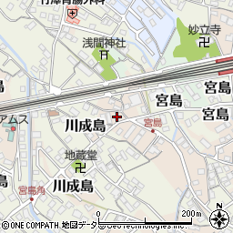 静岡県富士市川成島747周辺の地図