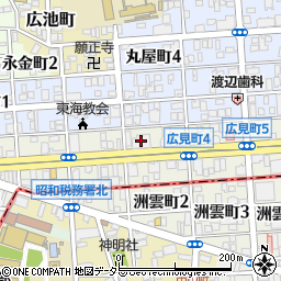 碧海信用金庫名古屋支店周辺の地図
