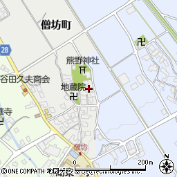 滋賀県東近江市僧坊町29周辺の地図