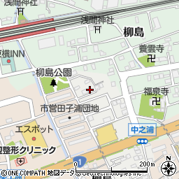 静岡県富士市中丸292周辺の地図