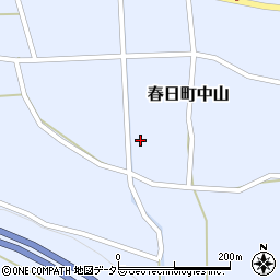 兵庫県丹波市春日町中山252周辺の地図