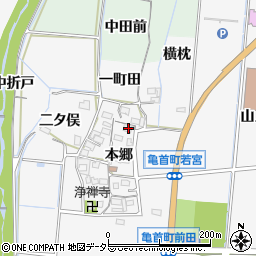 愛知県豊田市亀首町本郷49周辺の地図
