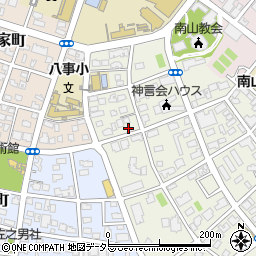 愛知県名古屋市昭和区南山町23周辺の地図