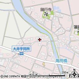 愛知県愛西市大井町同所25周辺の地図