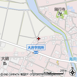 愛知県愛西市大井町同所12周辺の地図