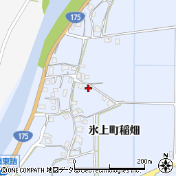 兵庫県丹波市氷上町稲畑790周辺の地図