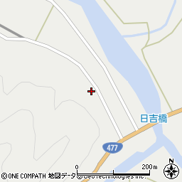 京都府京都市右京区京北中地町（愛宕）周辺の地図