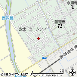 滋賀県近江八幡市安土町常楽寺944-8周辺の地図