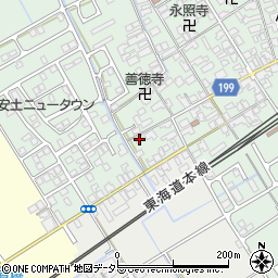 滋賀県近江八幡市安土町常楽寺969周辺の地図