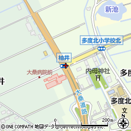 柚井周辺の地図