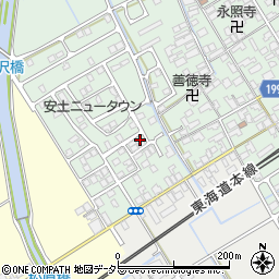 滋賀県近江八幡市安土町常楽寺950周辺の地図