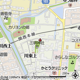 愛知県海部郡蟹江町今川東上108周辺の地図