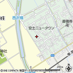 滋賀県近江八幡市安土町常楽寺930-38周辺の地図