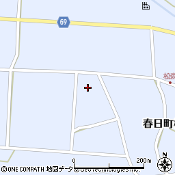 兵庫県丹波市春日町松森375周辺の地図