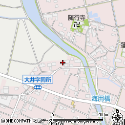 愛知県愛西市大井町同所22周辺の地図