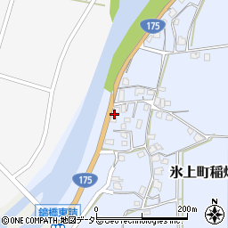 兵庫県丹波市氷上町稲畑711周辺の地図