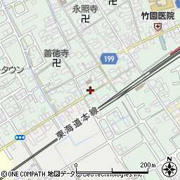 滋賀県近江八幡市安土町常楽寺868周辺の地図
