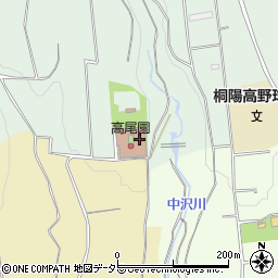 沼津市役所　高尾園周辺の地図