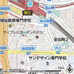 愛知県名古屋市熱田区金山町周辺の地図
