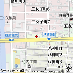 三浦建具周辺の地図