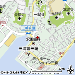 MISAKI DONUTS 三崎本店周辺の地図