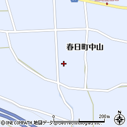 兵庫県丹波市春日町中山213周辺の地図