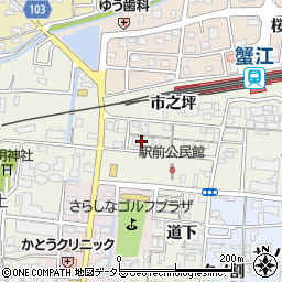 中部電気保安協会　蟹江営業所周辺の地図
