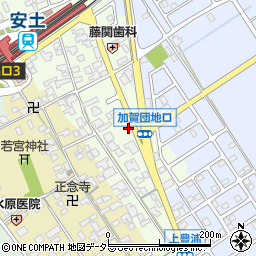 滋賀県近江八幡市安土町上豊浦1177周辺の地図