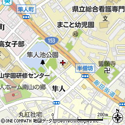 愛知県名古屋市昭和区広路町隼人周辺の地図