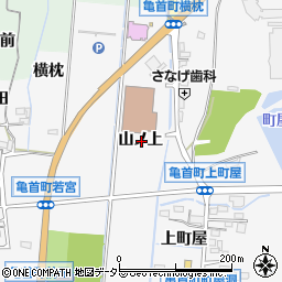 愛知県豊田市亀首町山ノ上周辺の地図