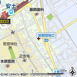 滋賀県近江八幡市安土町上豊浦1178周辺の地図