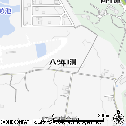 愛知県豊田市亀首町八ツ口洞周辺の地図