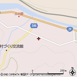 兵庫県宍粟市波賀町小野552-1周辺の地図