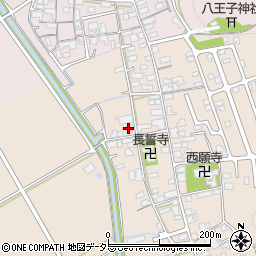 滋賀県近江八幡市船木町1383周辺の地図