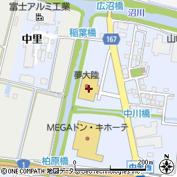 あっと夢大陸　富士本店周辺の地図