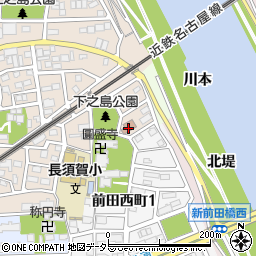 長須賀コミュニティセンター周辺の地図
