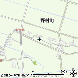 滋賀県近江八幡市野村町3991周辺の地図