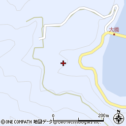 愛知県北設楽郡豊根村古真立漆平周辺の地図