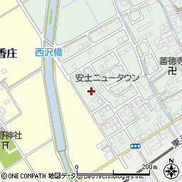滋賀県近江八幡市安土町常楽寺930-42周辺の地図