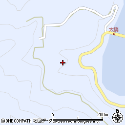 愛知県豊根村（北設楽郡）古真立（漆平）周辺の地図
