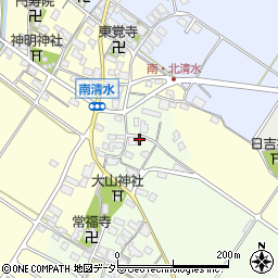 滋賀県東近江市大清水町216周辺の地図