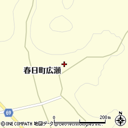 兵庫県丹波市春日町広瀬369周辺の地図