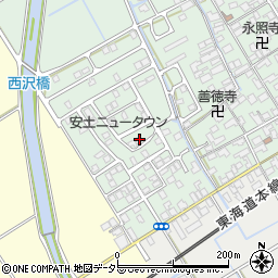 滋賀県近江八幡市安土町常楽寺1070-3周辺の地図
