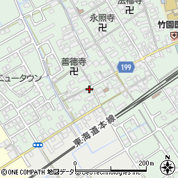 滋賀県近江八幡市安土町常楽寺901周辺の地図