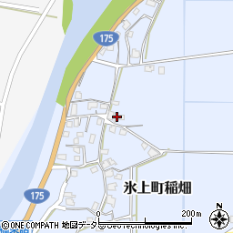 兵庫県丹波市氷上町稲畑635周辺の地図