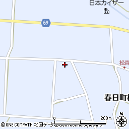 兵庫県丹波市春日町松森368周辺の地図