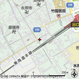 滋賀県近江八幡市安土町常楽寺269周辺の地図