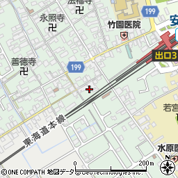 滋賀県近江八幡市安土町常楽寺270-1周辺の地図