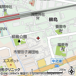 静岡県富士市中丸286周辺の地図