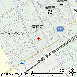滋賀県近江八幡市安土町常楽寺980-1周辺の地図